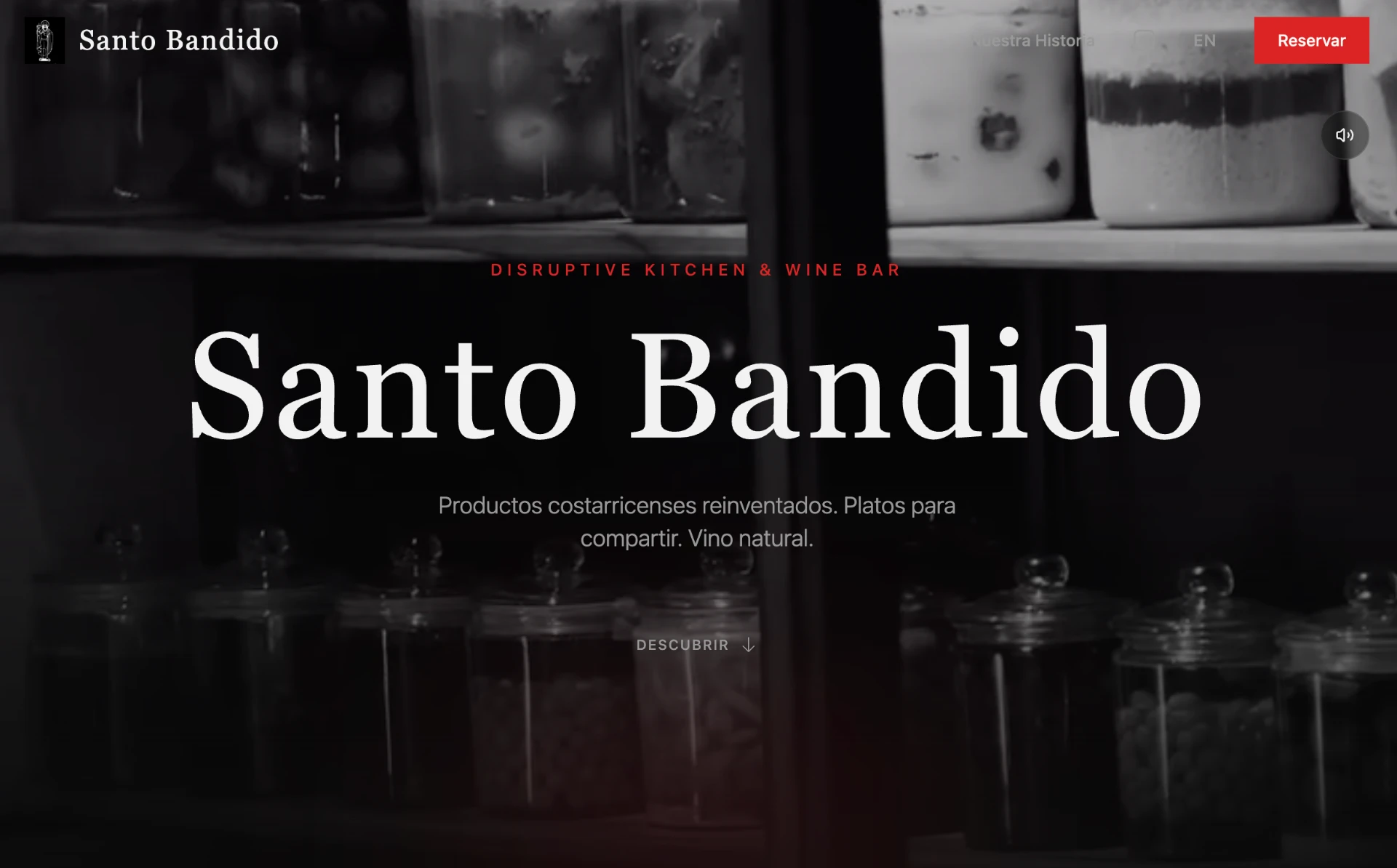 Santo Bandido website designed by SiteKick Studio